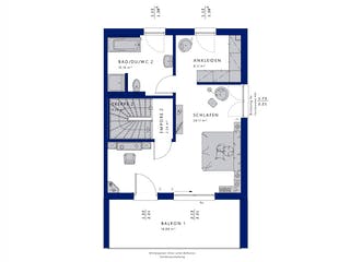 Fertighaus CELEBRATION 122 V7 XL von Bien-Zenker Schlüsselfertig ab 480436€, Cubushaus Grundriss 3