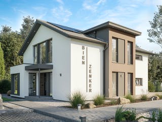 Fertighaus CONCEPT-M 163 Dresden von Bien-Zenker Schlüsselfertig ab 565477€, Satteldach-Klassiker Außenansicht 2