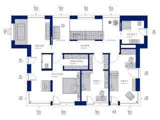 Fertighaus CONCEPT-M 165 Wuppertal von Bien-Zenker Schlüsselfertig ab 877797€, Pultdachhaus Grundriss 2