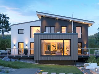 Fertighaus CONCEPT-M 170 Villingen-Schwenningen von Bien-Zenker Schlüsselfertig ab 602643€, Pultdachhaus Außenansicht 3