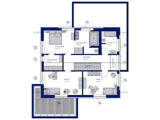 Fertighaus CONCEPT-M 172 Köln von Bien-Zenker Schlüsselfertig ab 772237€, Satteldach-Klassiker Grundriss 2