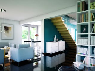 Fertighaus EVOLUTION 134 V5 von Bien-Zenker Schlüsselfertig ab 387996€, Cubushaus Innenansicht 1