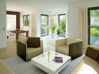 Fertighaus EVOLUTION 143 V5 von Bien-Zenker Schlüsselfertig ab 371613€, Satteldach-Klassiker Innenansicht 1