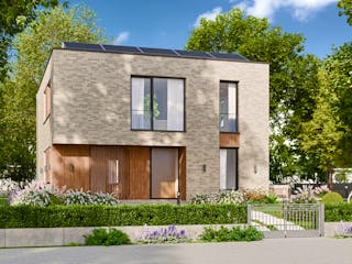 Massivhaus Stadtvilla 260 von BRALE Bau Schlüsselfertig ab 399500€, Stadtvilla Außenansicht 2