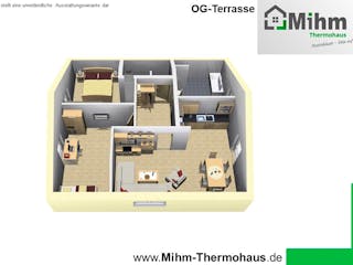 Massivhaus Primero180SD190 von Mihm Thermobau, Satteldach-Klassiker Innenansicht 4