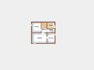 Massivhaus Clever von Wagener Systemhausbau Schlüsselfertig ab 282000€, Satteldach-Klassiker Grundriss 3