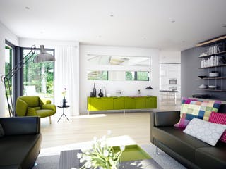 Fertighaus CONCEPT-M 159 Bad Vilbel von Bien-Zenker Schlüsselfertig ab 619762€, Satteldach-Klassiker Innenansicht 1