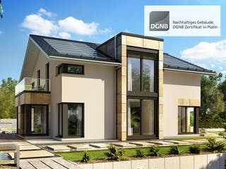 Fertighaus CONCEPT-M 163 München von Bien-Zenker Schlüsselfertig ab 609096€, Satteldach-Klassiker Außenansicht 4