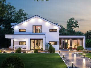 Fertighaus CONCEPT-M 166 Erfurt von Bien-Zenker Schlüsselfertig ab 660848€, Satteldach-Klassiker Außenansicht 4