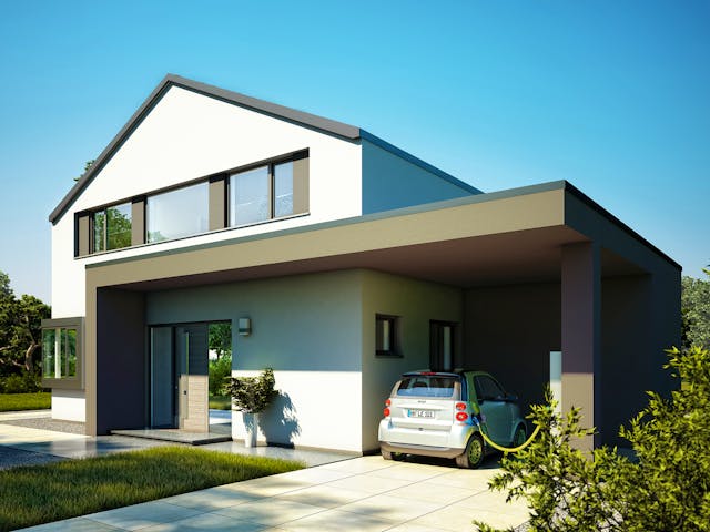 Fertighaus CONCEPT-M 172 Köln von Bien-Zenker Schlüsselfertig ab 772237€, Satteldach-Klassiker Außenansicht 1