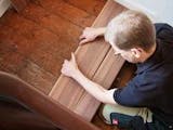 Laminat auf Treppen verlegen, Trittfläche, Foto: BHK Holz- und Kunststoff KG H. Kottmann