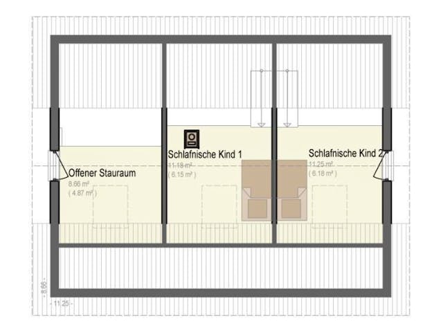 Fertighaus Haus Buchenhain von Keitel-Haus Schlüsselfertig ab 570233€,  Grundriss 2