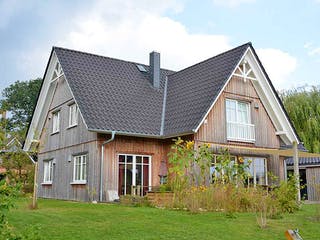 Fertighaus Alexandra (KfW-Effizienzhaus 40 EE) von Dammann-Haus Schlüsselfertig ab 360700€, Außenansicht 2