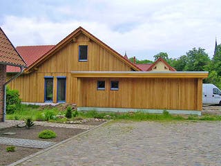 Fertighaus Rosi 2 (KfW-Effizienzhaus 40 EE) von Dammann-Haus Schlüsselfertig ab 372600€, Bungalow Außenansicht 5