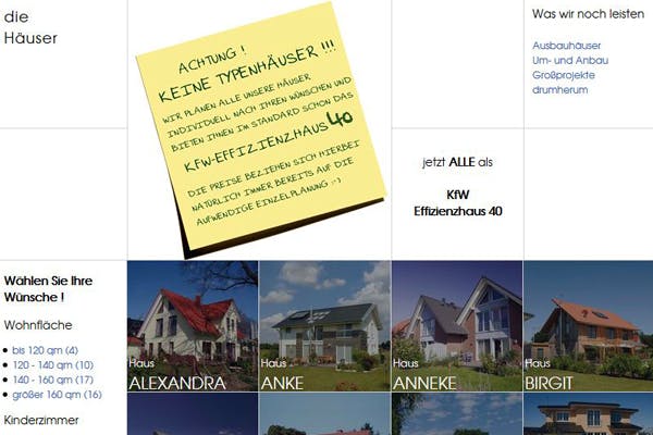 Dienstleister Dammann-Haus Collage mit Häusern von Dammann-Haus