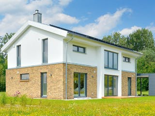Fertighaus Kronshagen von Danhaus Deutschland Schlüsselfertig ab 495538€, Satteldach-Klassiker Außenansicht 1