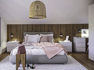 Fertighaus Daylight-E-120 E1 von Danhaus Deutschland Ausbauhaus ab 275437€, Satteldach-Klassiker Innenansicht 2