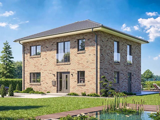 Fertighaus Discovery XL von Danhaus Deutschland Ausbauhaus ab 351488€, Stadtvilla Außenansicht 1 Fertighaus Discovery XL von Danhaus Deutschland Ausbauhaus ab 351488€, Stadtvilla Außenansicht 1