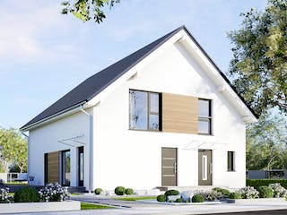 Fertighaus Privat 188 von Danwood Schlüsselfertig ab 418300€, Satteldach-Klassiker Außenansicht 2