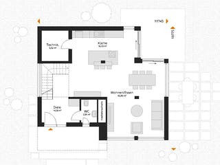 Fertighaus Next 170 WD von Danwood - NEXT by Danwood Schlüsselfertig ab 545000€, Stadtvilla Grundriss 1