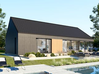 Fertighaus Vision 154 von Danwood - VISION by Danwood Schlüsselfertig ab 640700€, Bungalow Außenansicht 1