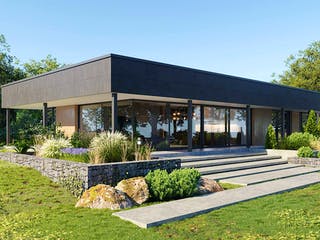 Fertighaus Vision 178 von Danwood - VISION by Danwood Schlüsselfertig ab 780700€, Bungalow Außenansicht 3