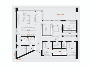 Fertighaus Vision 220 von Danwood - VISION by Danwood Schlüsselfertig ab 901900€, Bungalow Grundriss 1