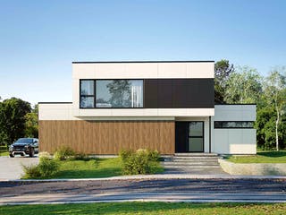 Fertighaus Vision 225 von Danwood - VISION by Danwood Schlüsselfertig ab 835000€, Cubushaus Außenansicht 1