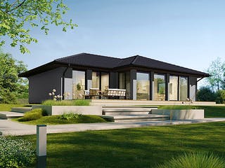 Fertighaus Next 110 W von Danwood - NEXT by Danwood Schlüsselfertig ab 382500€, Bungalow Außenansicht 1