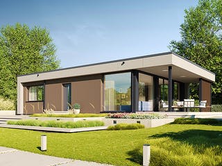 Fertighaus Next 90 FT von Danwood - NEXT by Danwood Schlüsselfertig ab 309500€, Bungalow Außenansicht 1