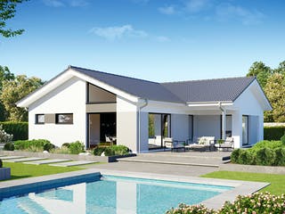 Fertighaus Perfect 113 von Danwood Schlüsselfertig ab 279000€, Bungalow Außenansicht 2