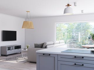 Fertighaus Perfect 86 von Danwood Schlüsselfertig ab 210200€, Bungalow Innenansicht 3