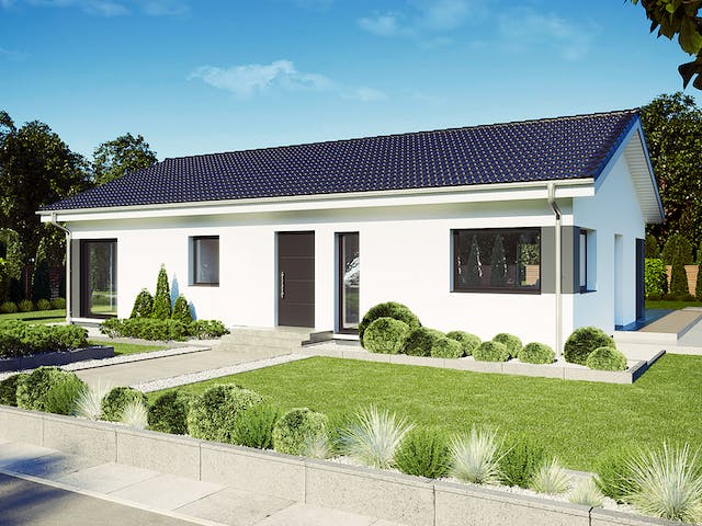 Fertighaus Perfect 95 von Danwood Schlüsselfertig ab 217900€, Bungalow Außenansicht 2