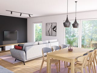 Fertighaus Perfect 95 von Danwood Schlüsselfertig ab 231500€, Bungalow Innenansicht 2