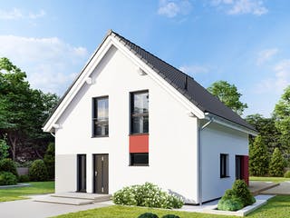 Fertighaus Point 110 von Danwood Schlüsselfertig ab 240900€, Satteldach-Klassiker Außenansicht 2