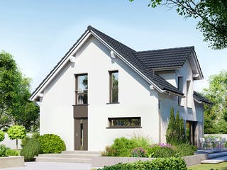 Fertighaus Point 128.2 von Danwood Schlüsselfertig ab 272000€, Satteldach-Klassiker Außenansicht 2