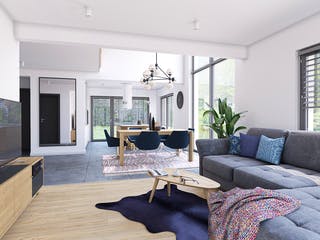 Fertighaus Point 140 von Danwood Schlüsselfertig ab 327100€, Satteldach-Klassiker Innenansicht 1