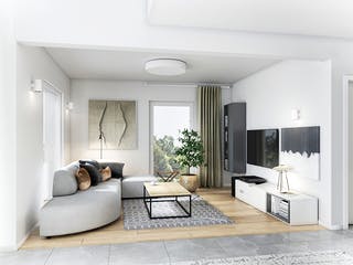 Fertighaus Point 145 von Danwood Schlüsselfertig ab 312900€, Satteldach-Klassiker Innenansicht 1