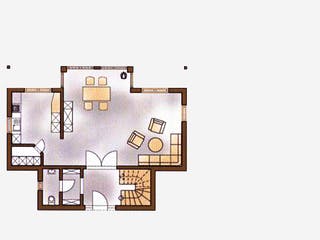 Massivhaus De Sol von Wagener Systemhausbau Schlüsselfertig ab 322000€, Pultdachhaus Grundriss 2