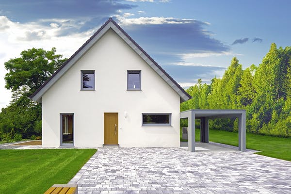 Satteldachhaus mit Garage Dennert Massivhaus