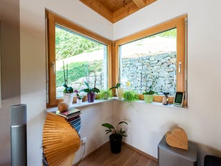 Blockhaus D152 Sum von Frammelsberger Holzbau, Satteldach-Klassiker Innenansicht 4