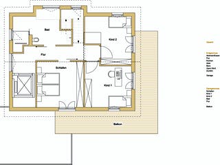 Blockhaus D146 Köstler von Frammelsberger Holzbau, Satteldach-Klassiker Grundriss 2
