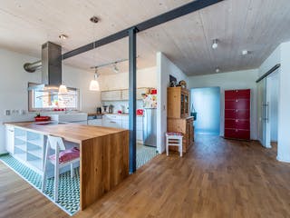 Blockhaus D146 Köstler von Frammelsberger Holzbau, Satteldach-Klassiker Innenansicht 3