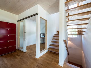 Blockhaus D146 Köstler von Frammelsberger Holzbau, Satteldach-Klassiker Innenansicht 5