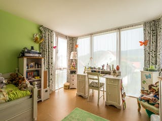 Blockhaus D176 Becker von Frammelsberger Holzbau, Satteldach-Klassiker Innenansicht 4