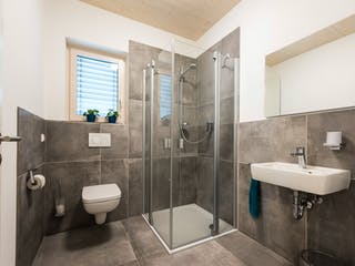 Blockhaus D183 MH Mülheim-Kärlich von Frammelsberger Holzbau, Satteldach-Klassiker Innenansicht 7