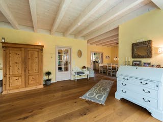 Blockhaus D243 Schmidt von Frammelsberger Holzbau, Cubushaus Innenansicht 2