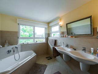 Blockhaus D243 Schmidt von Frammelsberger Holzbau, Cubushaus Innenansicht 7