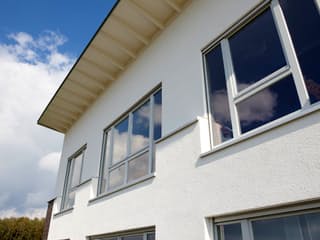 Fertighaus Diana - MH Köln-Frechen von GUSSEK HAUS Schlüsselfertig ab 463400€, Pultdachhaus Außenansicht 7