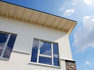 Fertighaus Diana - MH Köln-Frechen von GUSSEK HAUS Schlüsselfertig ab 463400€, Pultdachhaus Außenansicht 8